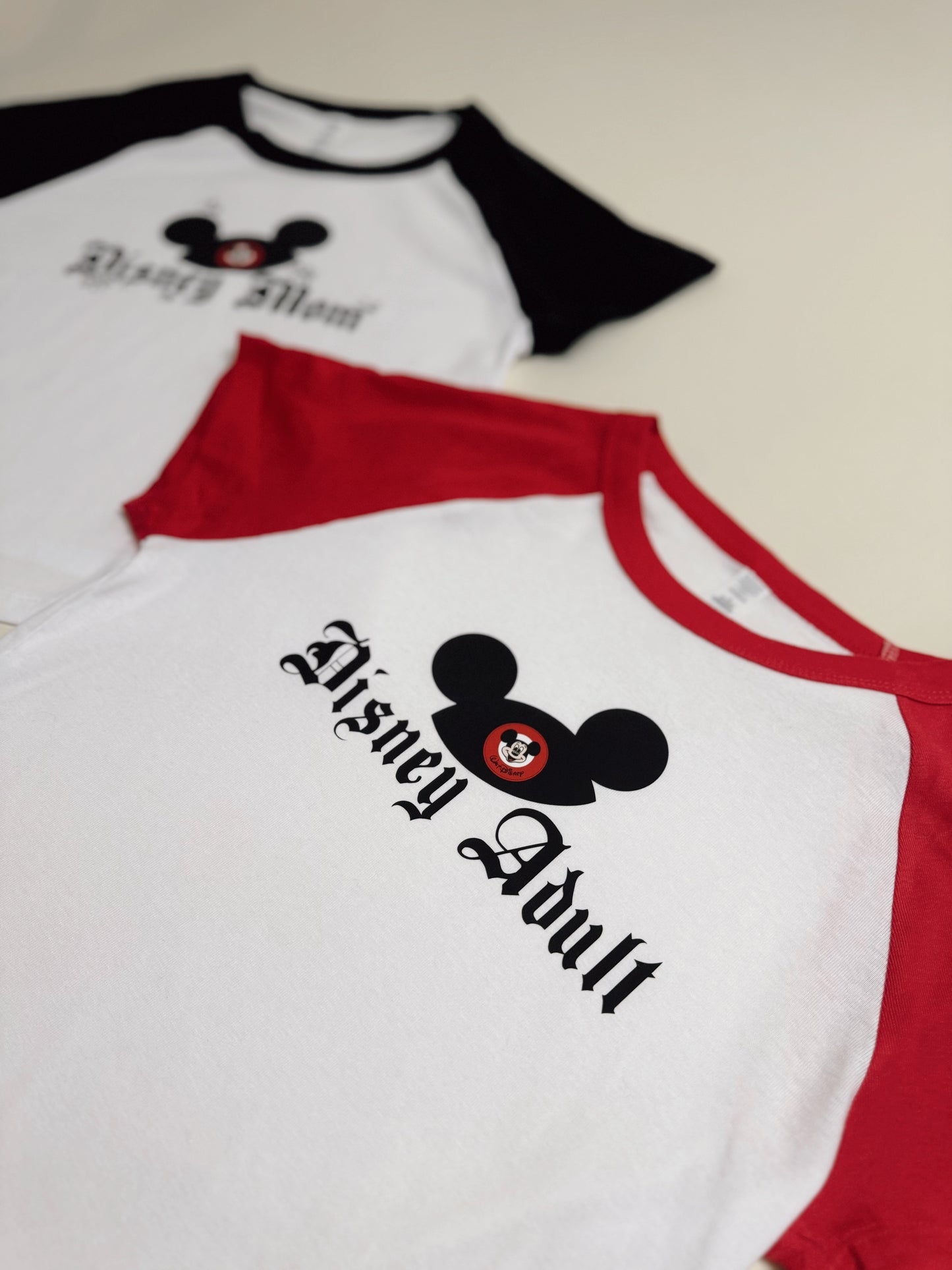 Old english women's baby tee (MADE TO ORDER)