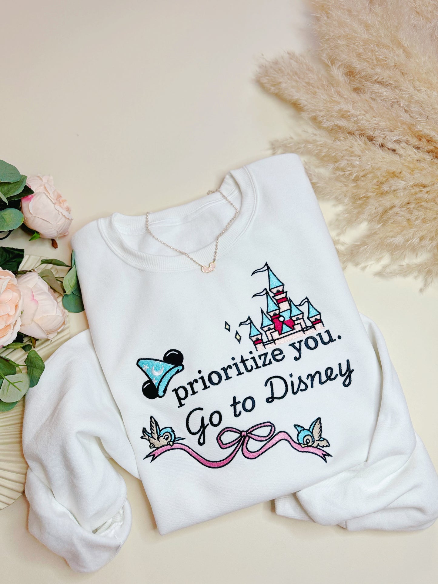 Go to the parks embroidered crewneck PRE ORDER (11/21-12/3)