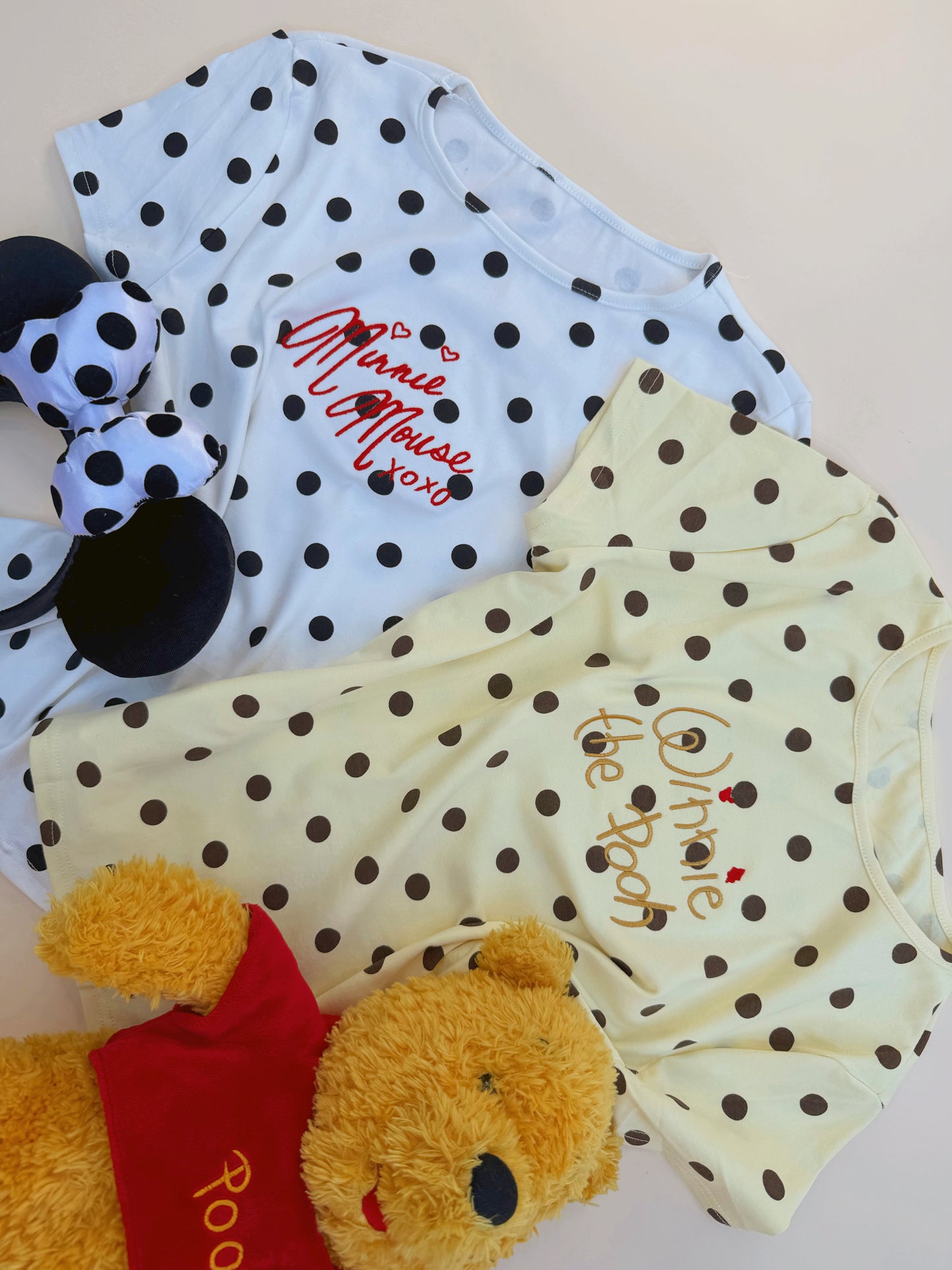 Polka Dot Embroidered signature top PRE-ORDER (LATE JULY/EARLY AUG)