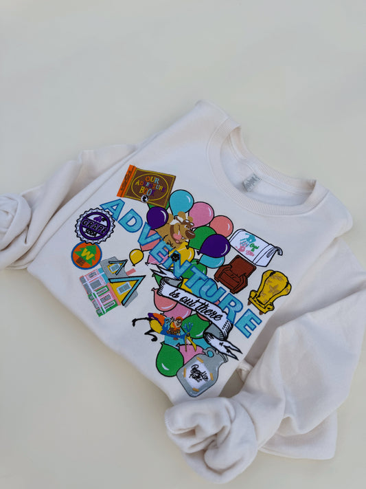 Adventure embroidered crewneck PRE-ORDER (11/21-12/3)