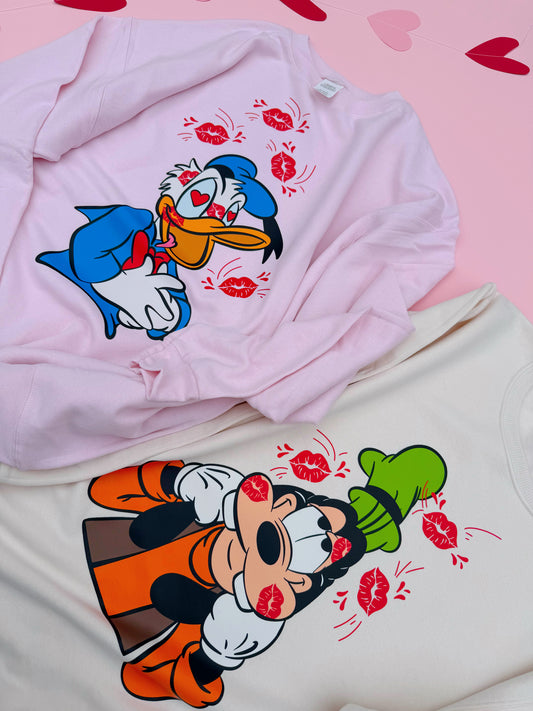 Kisses ADULT GRAPHIC SWEATSHIRT (MADE TO ORDER)