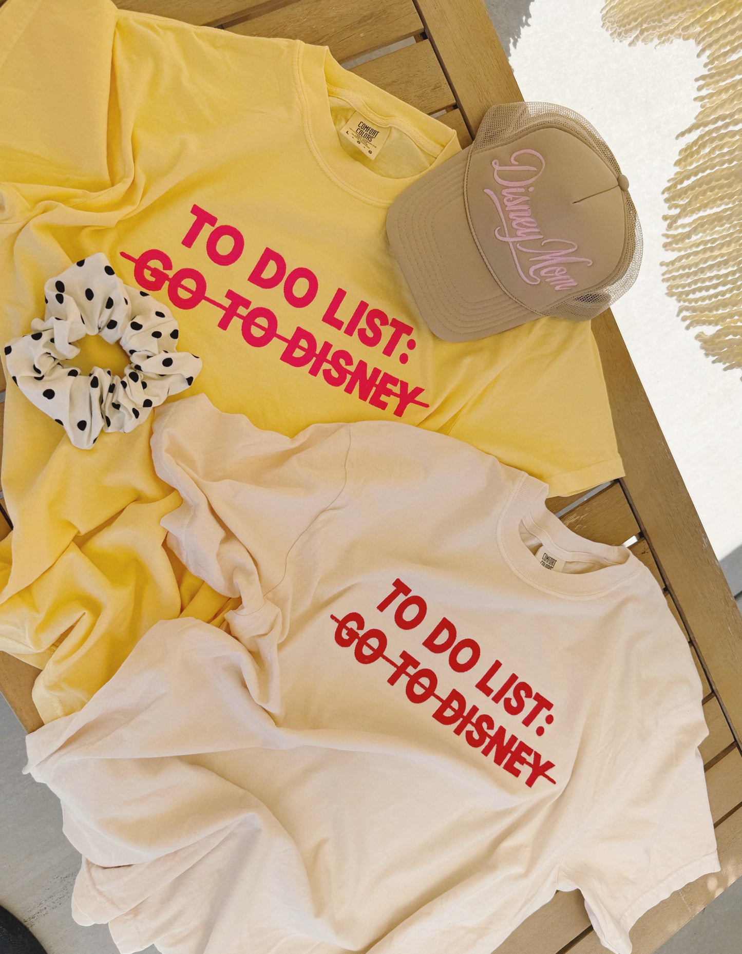 To do List embroidered T-SHIRT PRE-ORDER (LATE JUNE/EARLY JULY)