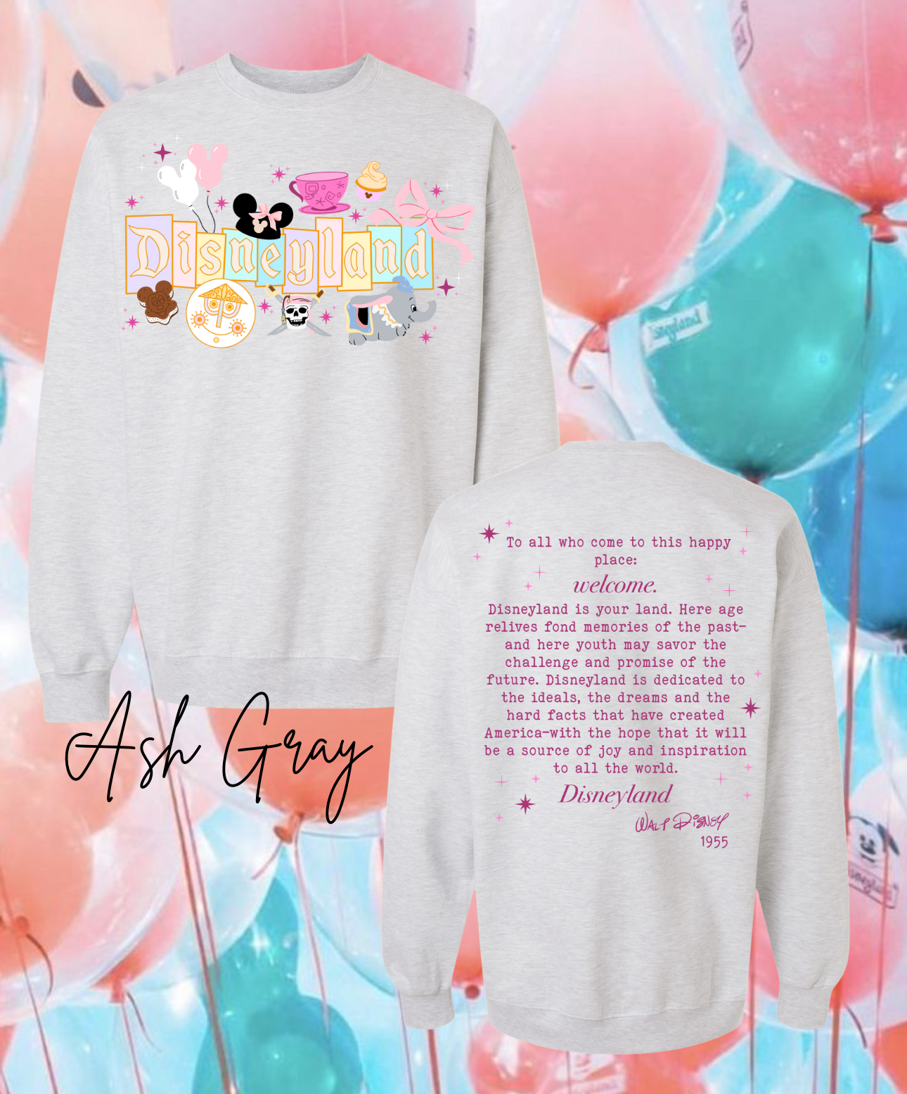 IN THE PARKS ADULT GRAPHIC SWEATSHIRT (MADE TO ORDER)