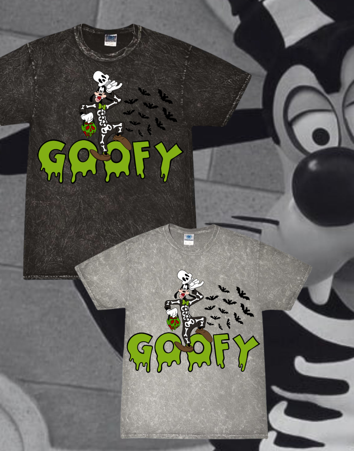Skeleton Goof Adult Graphic Tee MADE TO ORDER