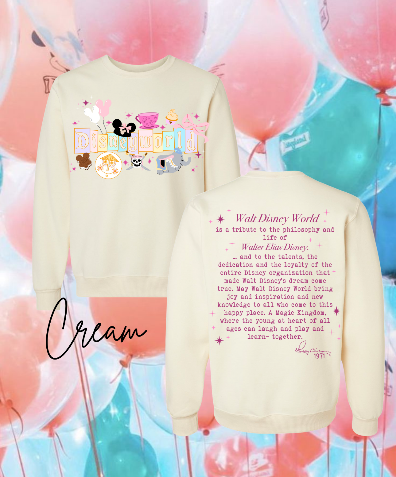 IN THE PARKS ADULT GRAPHIC SWEATSHIRT (MADE TO ORDER)