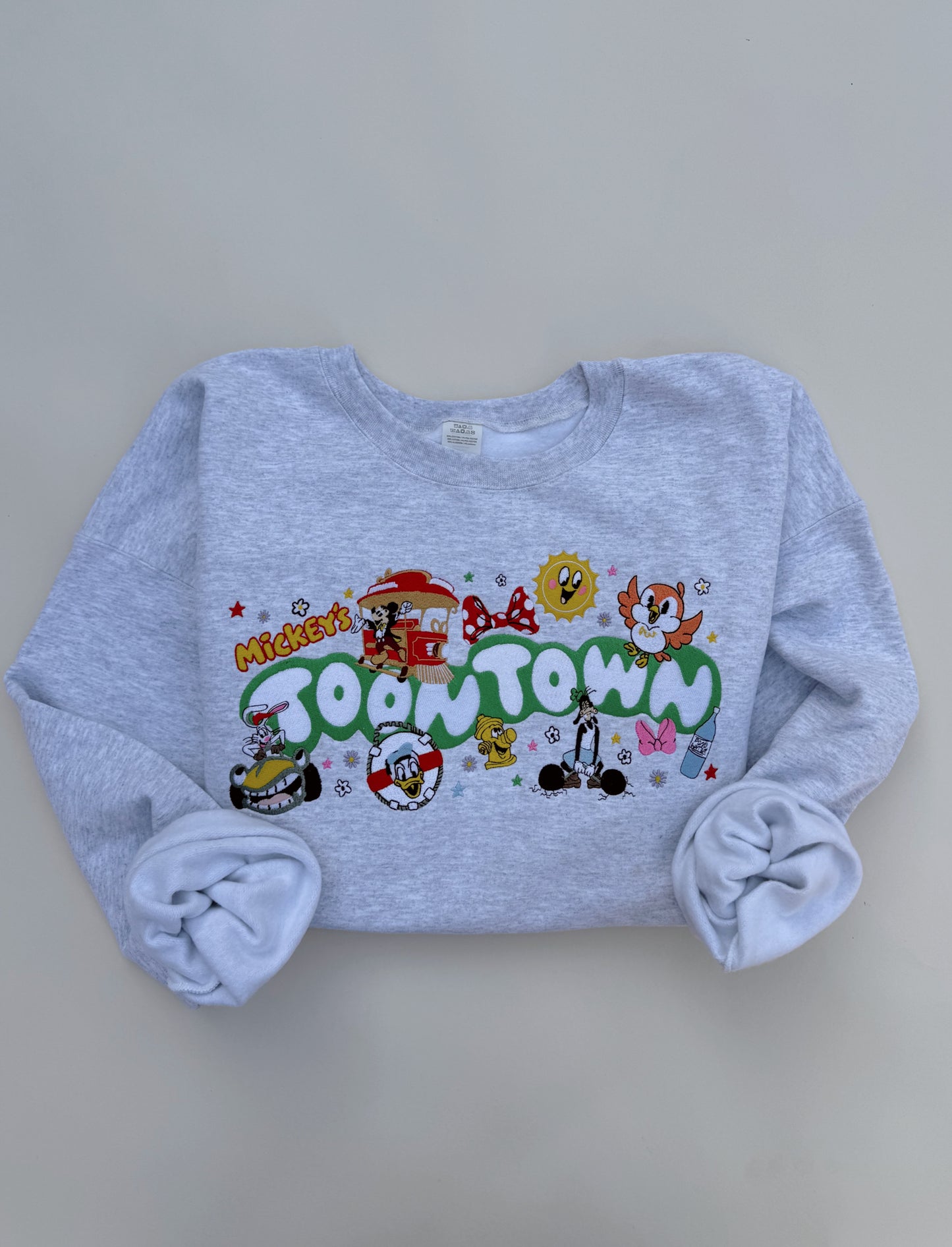 TOONTOWN Embroidered Sweatshirt Land Collection PRE-ORDER(LATE JUNE/EARLY JULY)