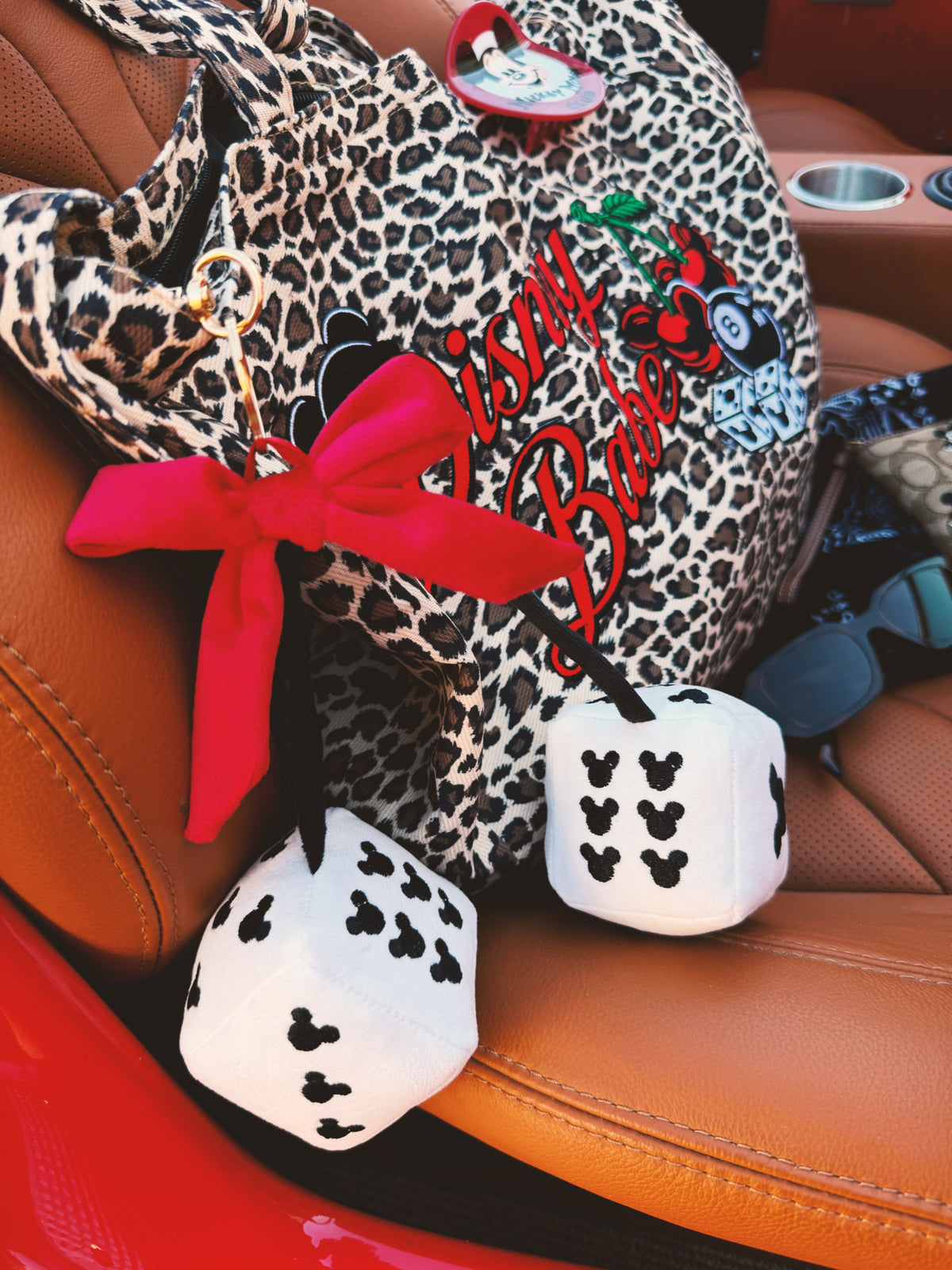 Mouse Dice Plush Bag Charms *READY TO SHIP*