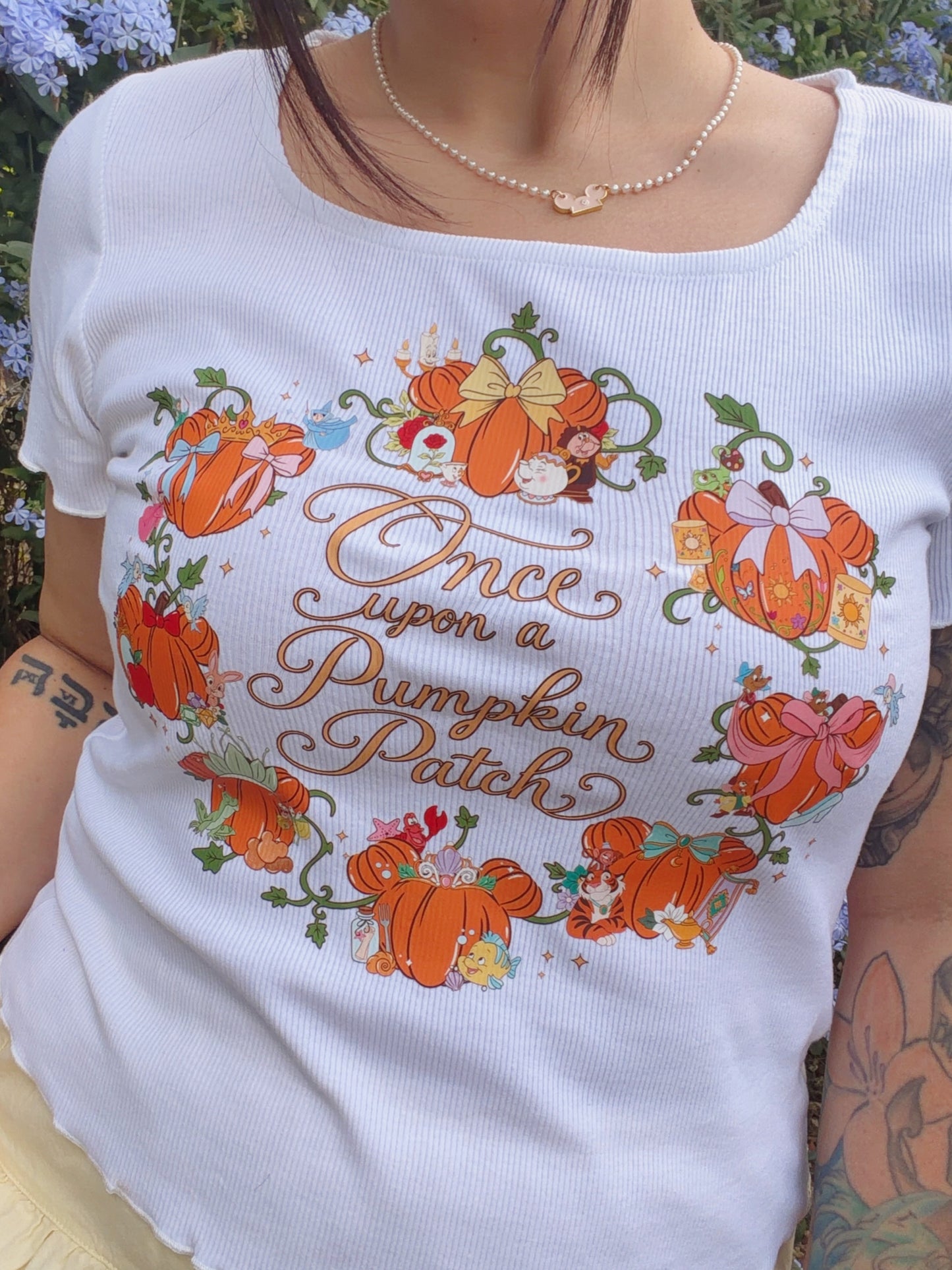 Once Upon a Pumpkin Patch Ruffled Baby tee (EARLY/MID SEPTEMBER)