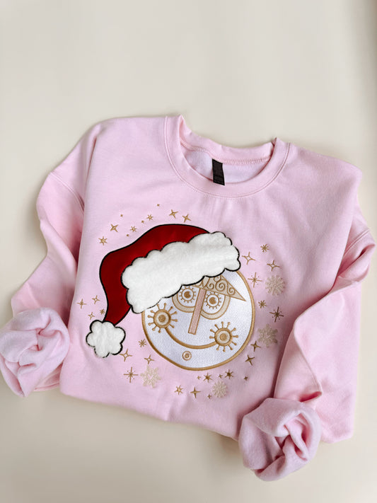 small world christmas embroidered crewneck PRE-ORDER (11/21-12/3)