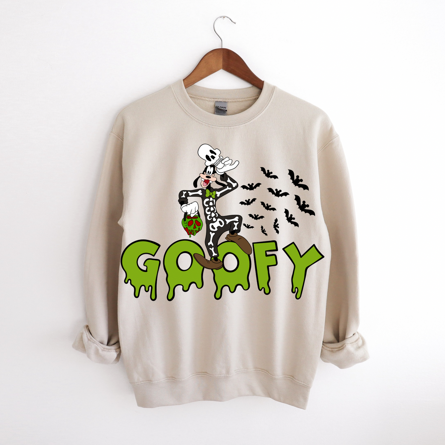 Skeleton Goof Adult GRAPHIC sweatshirt MADE TO ORDER