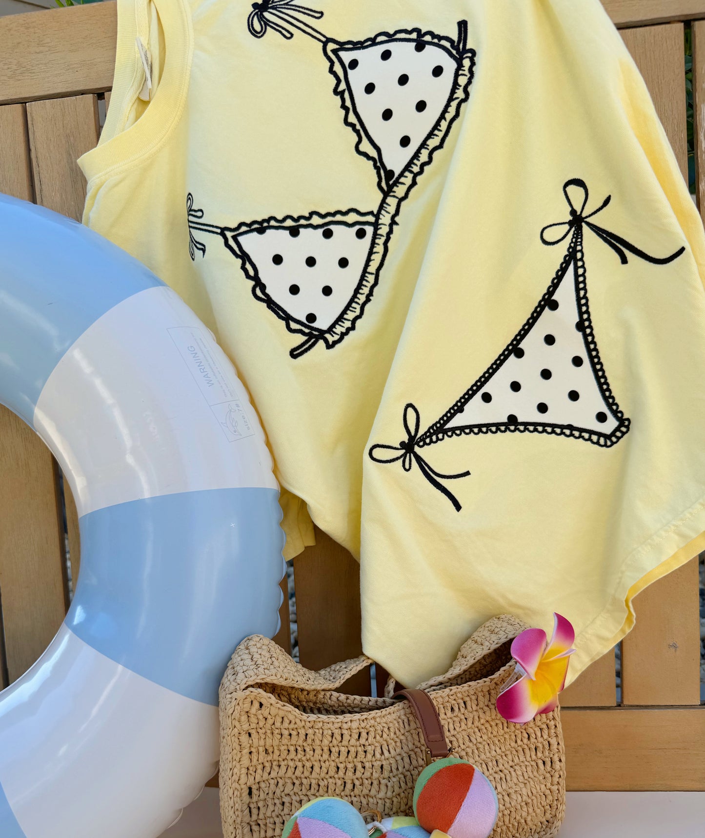 Bikini embroidered T-SHIRT PRE-ORDER (EARLY JULY)