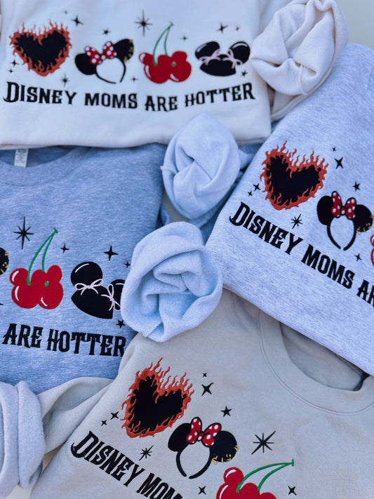 Hot Moms Embroidered Crewneck PRE-ORDER (11/21-12/3)