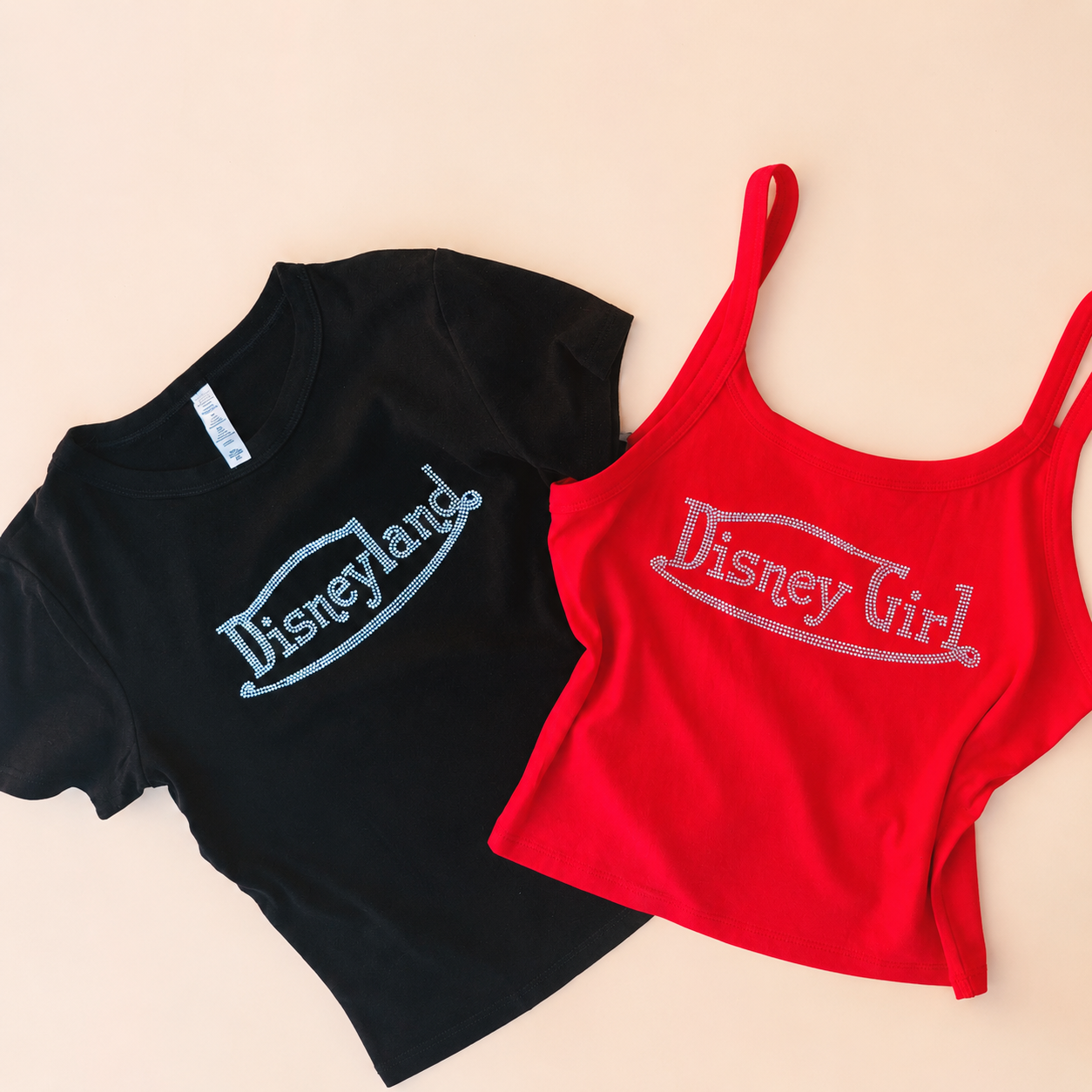 Rhinestone Park tops MADE TO ORDER