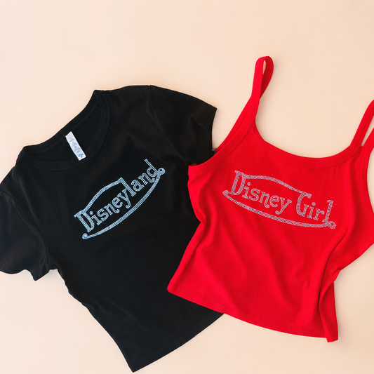 Rhinestone Park tops MADE TO ORDER