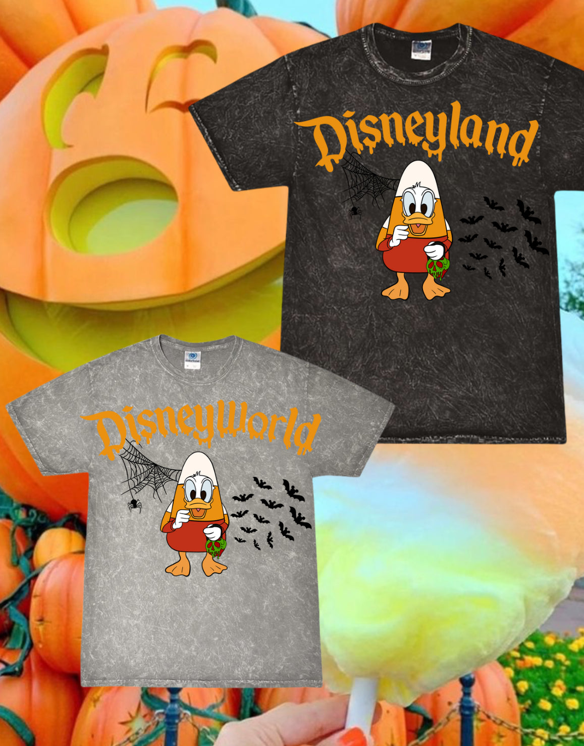 Candy Corn Duck Adult Graphic Tee MADE TO ORDER