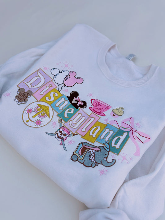 Girly In the Parks Embroidered Sweatshirt PRE-ORDER (11/21-12/3)