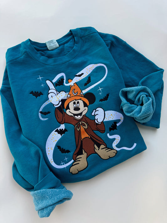 Spooky Sorcerer embroidered crewneck PRE ORDER (MID/LATE AUG)