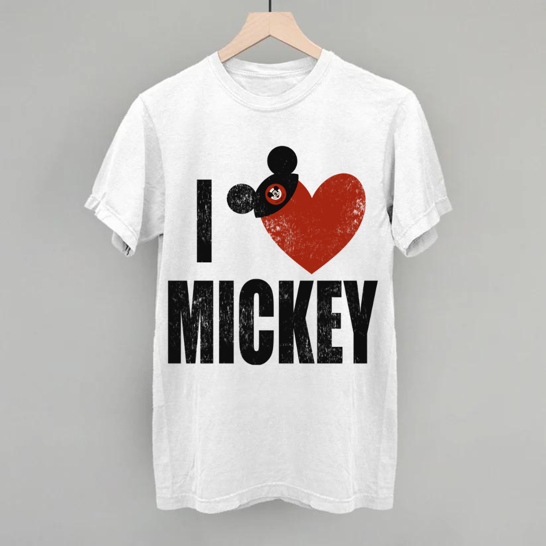 I HEART MICKEY unisex tee (MADE TO ORDER)
