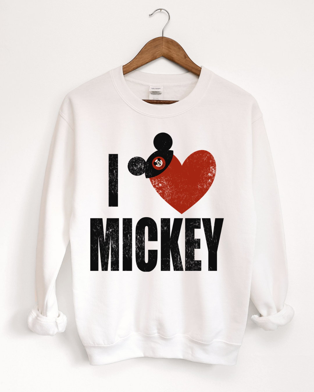 I HEART MICKEY SWEATSHIRT (MADE TO ORDER)